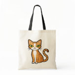 Design Your Own Cartoon Cat Tote Bags
