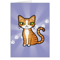 Design Your Own Cartoon Cat Card