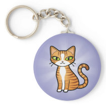 Design Your Own Cartoon Cat Key Chain