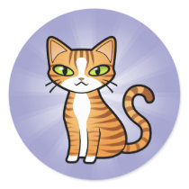 Design Your Own Cartoon Cat Sticker