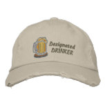 Designated Drinker Embroidered Baseball Caps