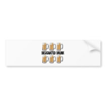 Designated Drunk Bumper Sticker