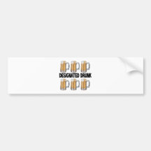 Designated Drunk Bumper Sticker