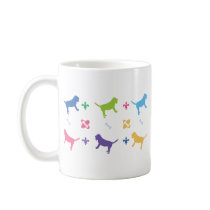 Designer Bloodhound Print Mug