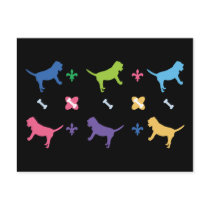Designer Bloodhound Print