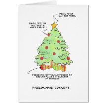 Designer  Christmas Tree Cards