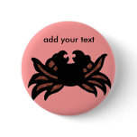 Designer crab, add your text button