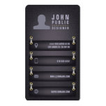 Designer Fabric Style Business Card business cards