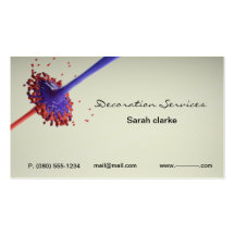 Designer or Decorator business card