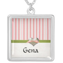 Designer Pink 'n Peach Custom  Necklace Template
