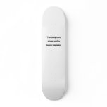 Designers On Strike skateboards