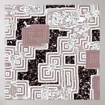 Desintegrating Labyrinth Print