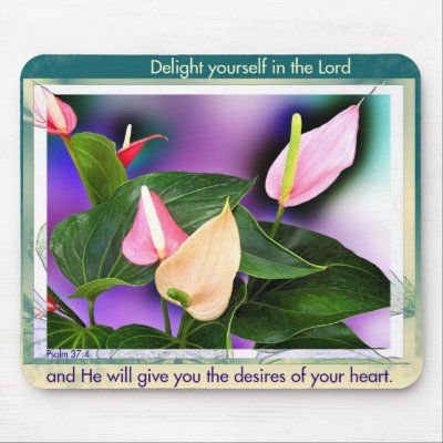 Desire of your heart mouse mat by dollargrafix