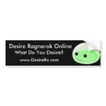 Desire Ragnarok Online Bumper Sticker bumper stickers