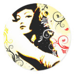 Desire - Vintage Retro stickers