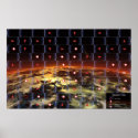 Desk game "Space Trip" -old version posters