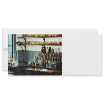 Desk With Bottles of Chemicals Customized Rack Card