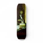 Desk With Quill and Papers skateboards