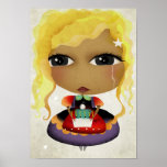 Dessert blonde fairy stars swirls children print