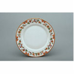 Dessert plate with colourful flower designs photo sculptures