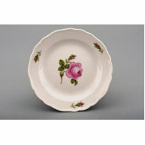 Dessert plate with colourful flower designs photo sculptures