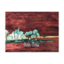 Destin Florida abstract beach FL art gifts prints Post Card