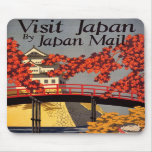Destination: Japan Travel Poster Mouse Pad mousepads
