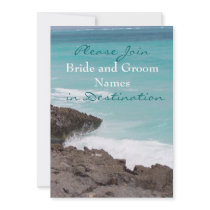 Destination Wedding Personalized Announcements