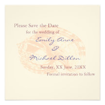 Destination Wedding Save the Date Personalized Announcement
