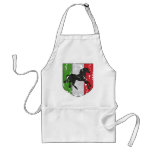 Destroyed Looking Italian Crest With Horse aprons
