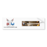 Destruction, logoDOWteam, www.DOWGAMING.com bumper stickers