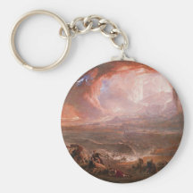 Destruction Of Pompeii And Herculaneum Keychains