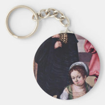 Detail From The Holy Family  By Cranach D. Ä. Luca Keychains
