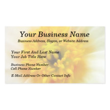 Detail - Iceland Poppy Business Card Templates