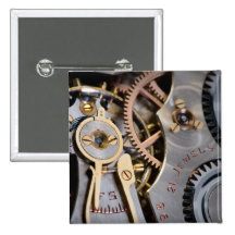 Detail of a pocket watch pins