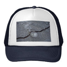 Detail of cracked lava, Bartolome Island, Galapago Trucker Hat