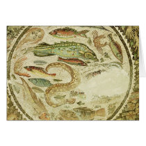 Detail of fish, The Four Seasons, from Vega Baja Greeting Card