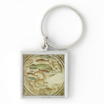 Detail of fish, The Four Seasons, from Vega Baja Key Chain