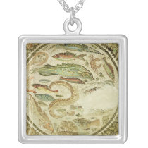 Detail of fish, The Four Seasons, from Vega Baja Personalized Necklace