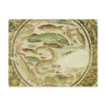 Detail of fish, The Four Seasons, from Vega Baja Postcards