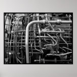 Detail of J-58 Jet Engine posters