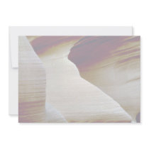 Detail of sandstone, Antelope Canyon, Page, Arizon Invitation