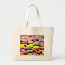 Detailed Photo Of Colourful Chocolate Bonbons Tote Bag