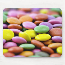 Detailed Photo Of Colourful Chocolate Bonbons Mousemats