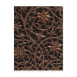 Detailed Wooden Carvings Postcards