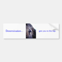 Determination bumper sticker by tdgallery