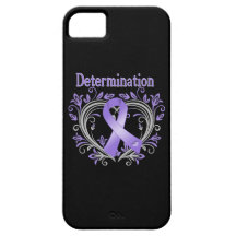 Determination Heart Ribbon Hodgkin's Lymphoma iPhone 5 Case