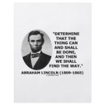 Determine The Thing Can And Shall Be Done Full Color Flyer