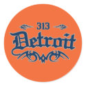 Detroit 313 stickers