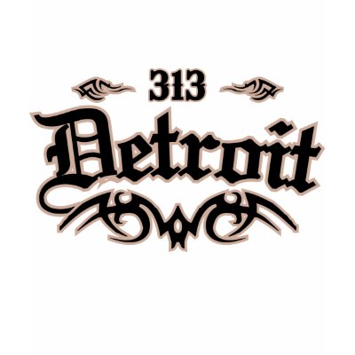 Detroit 313 tee shirts by TurnRight